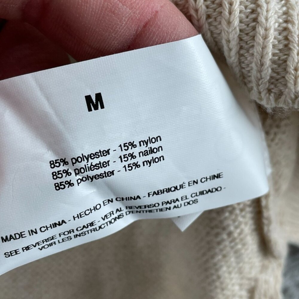 Ella Moss Beige Crewneck Sweater M Womens Nwt 1764 — image 4 of 8